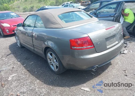 2007 Audi A4 2.0T из США, поврежденный, VIN WAUAF48H37K028939